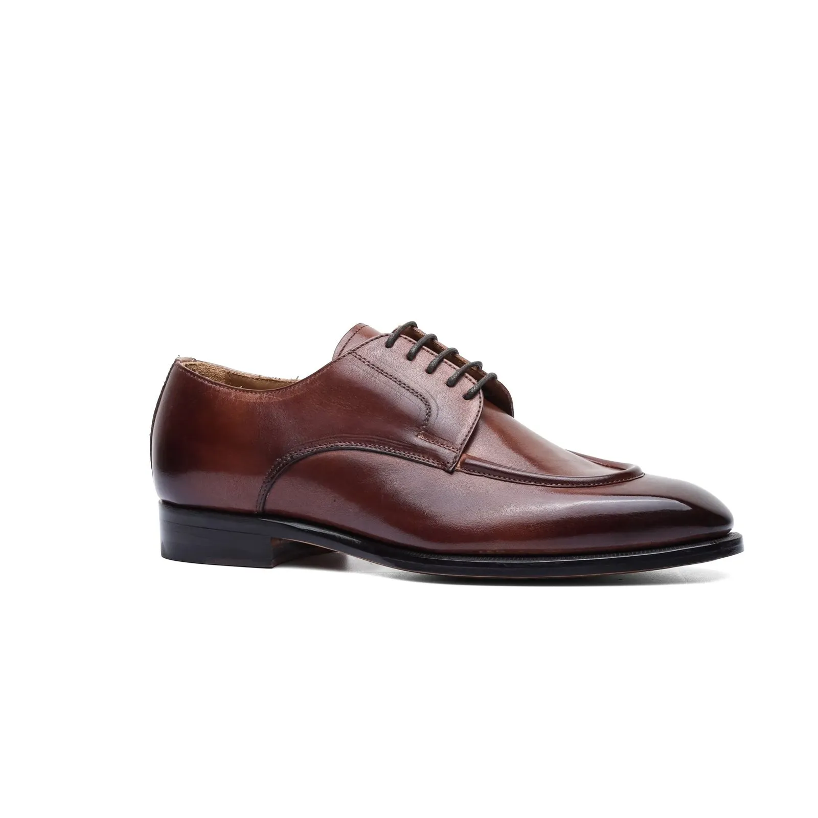 Mahogany Split Toe Derby