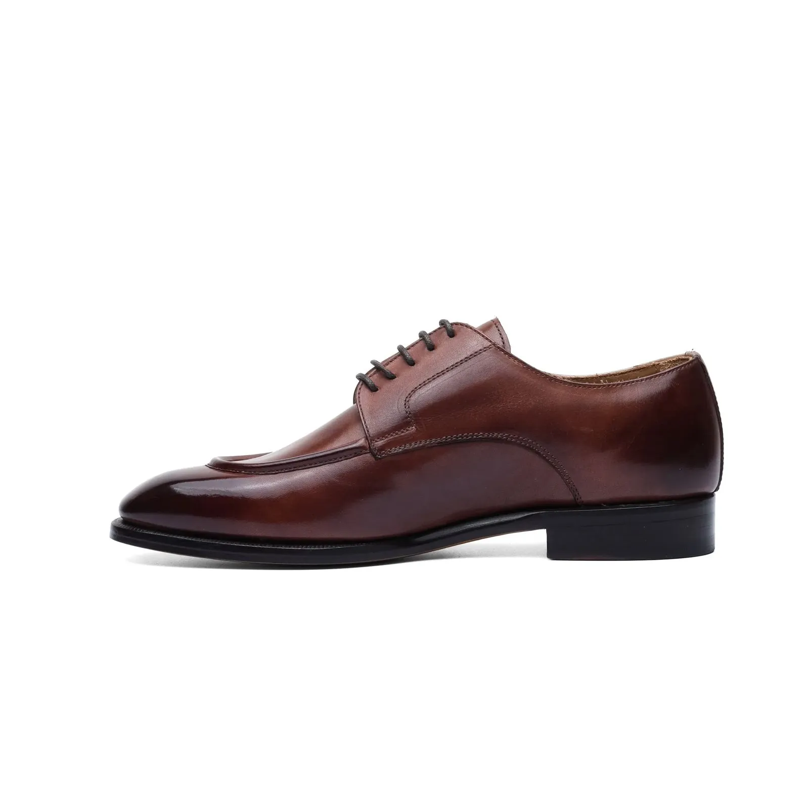 Mahogany Split Toe Derby