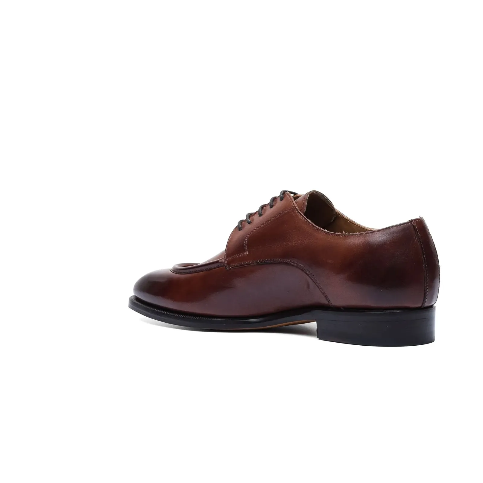 Mahogany Split Toe Derby