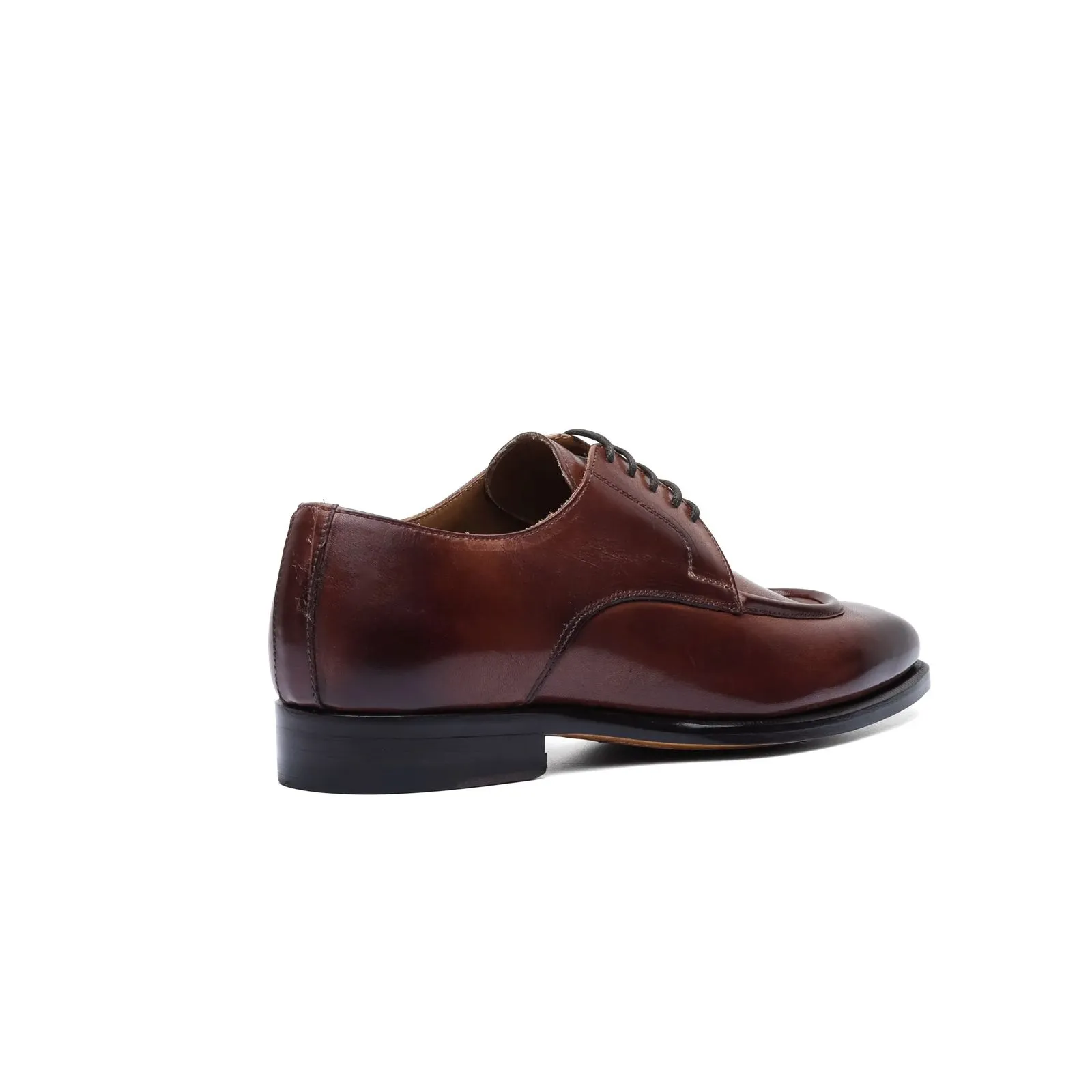 Mahogany Split Toe Derby