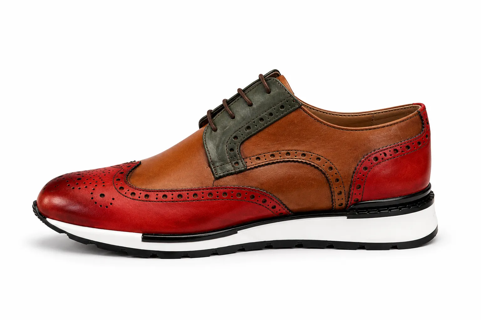 Heritage Tri-Color Hybrid Brogue