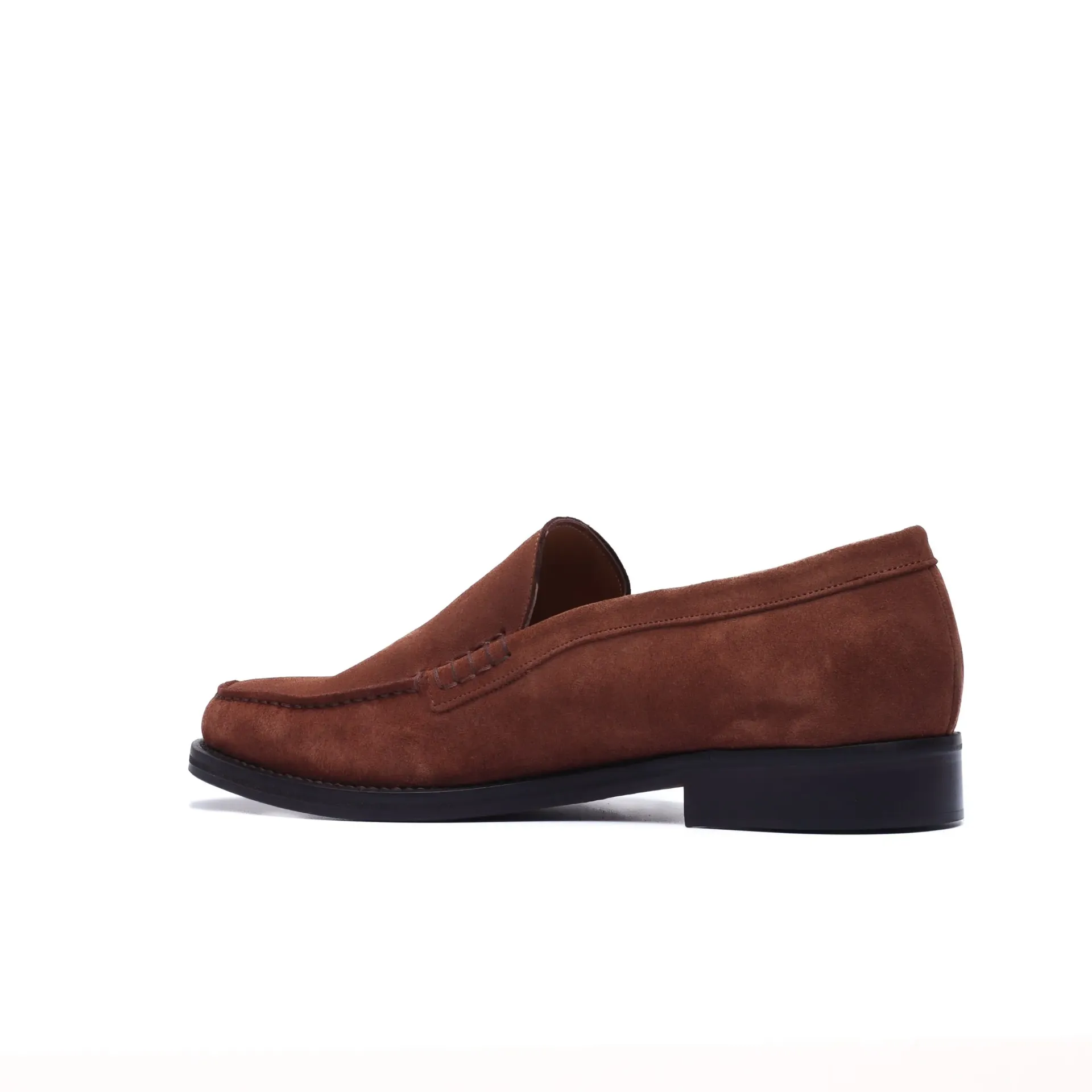 Brown Suede Venetian Loafers