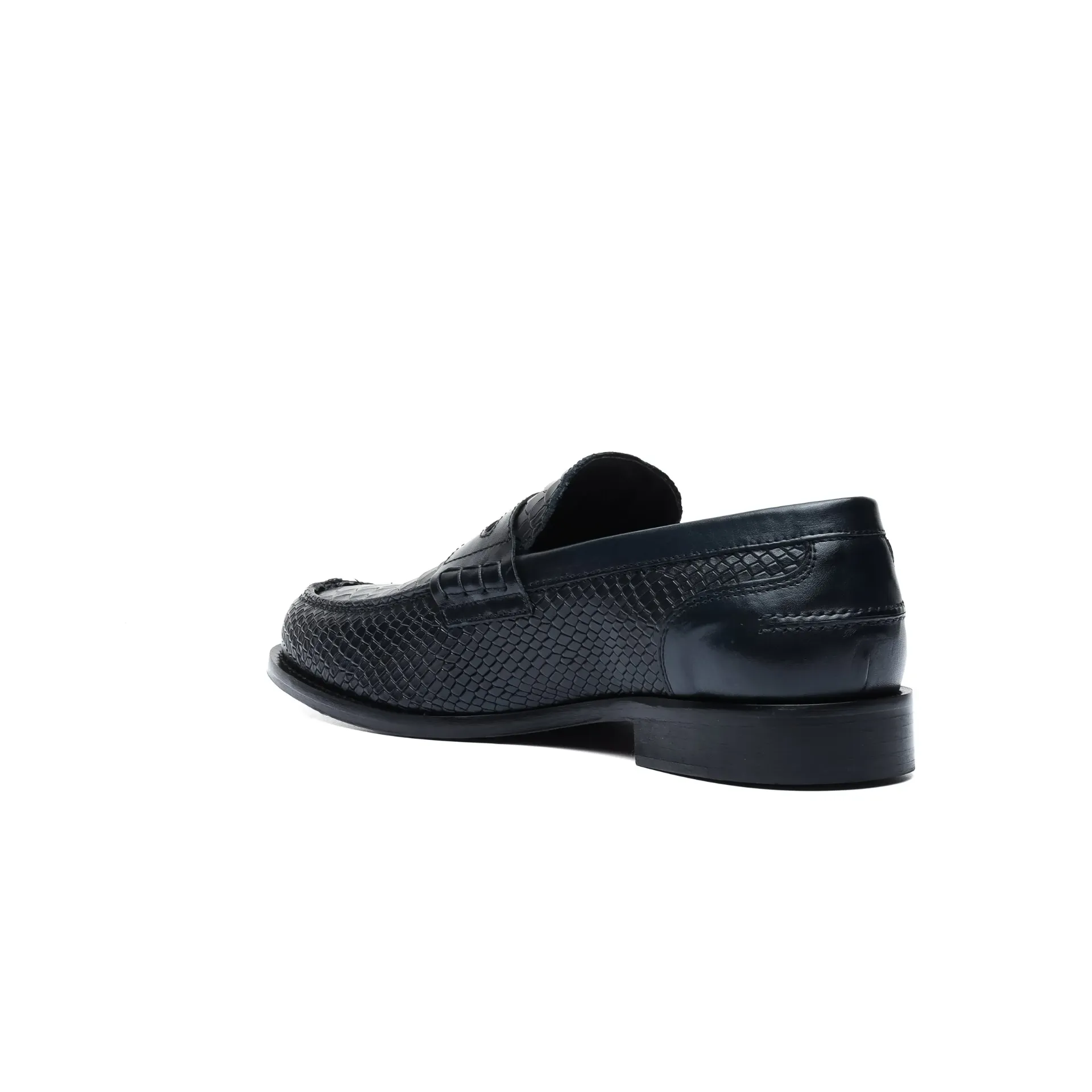 Svartir Penny Loafers