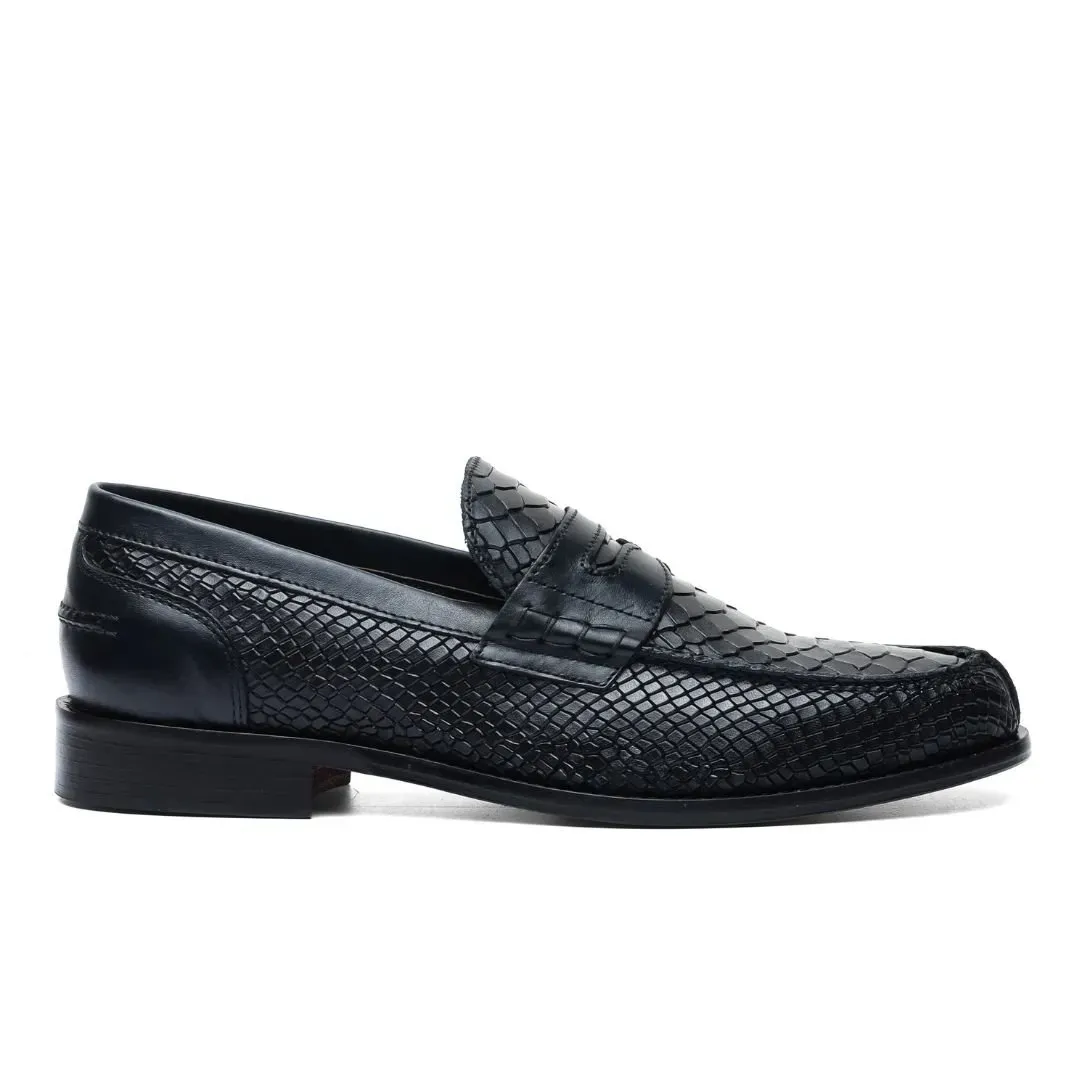 Black Penny Loafers – Handcrafted in Italy
