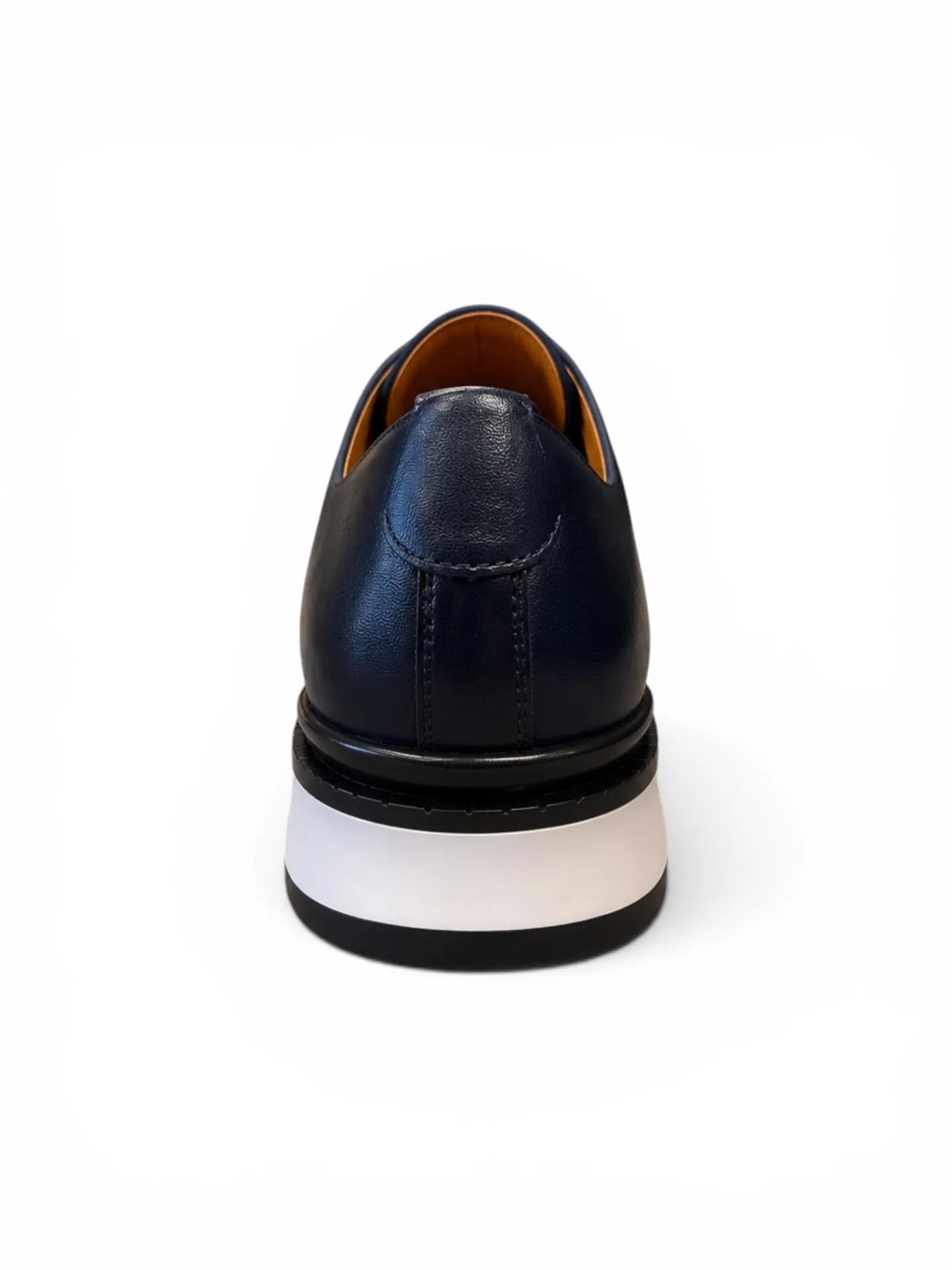 Classic Navy Leather Derby Sneaker