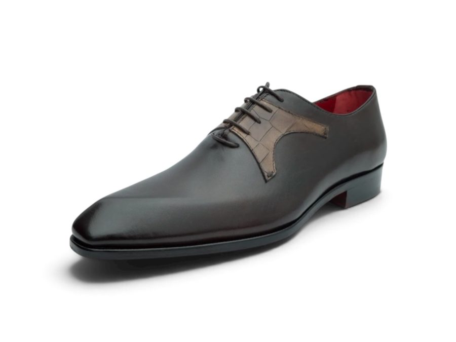 Oxford with Cocco Mask – Dark Brown and Taupe