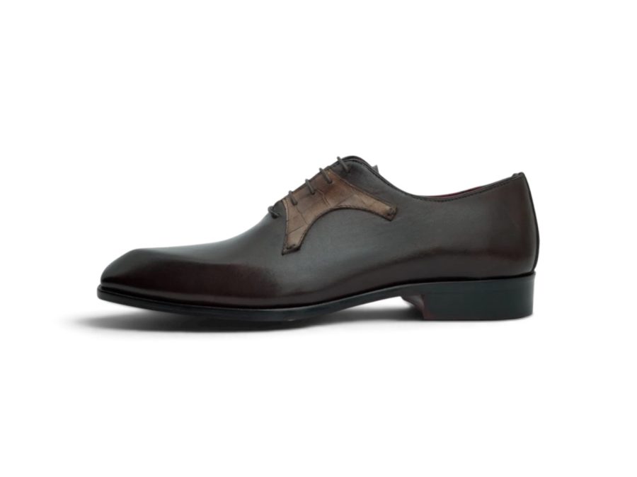 Oxford with Cocco Mask – Dark Brown and Taupe