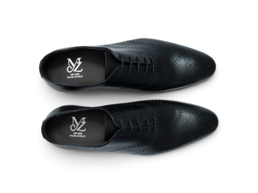 Oxford Black with Brogue Design