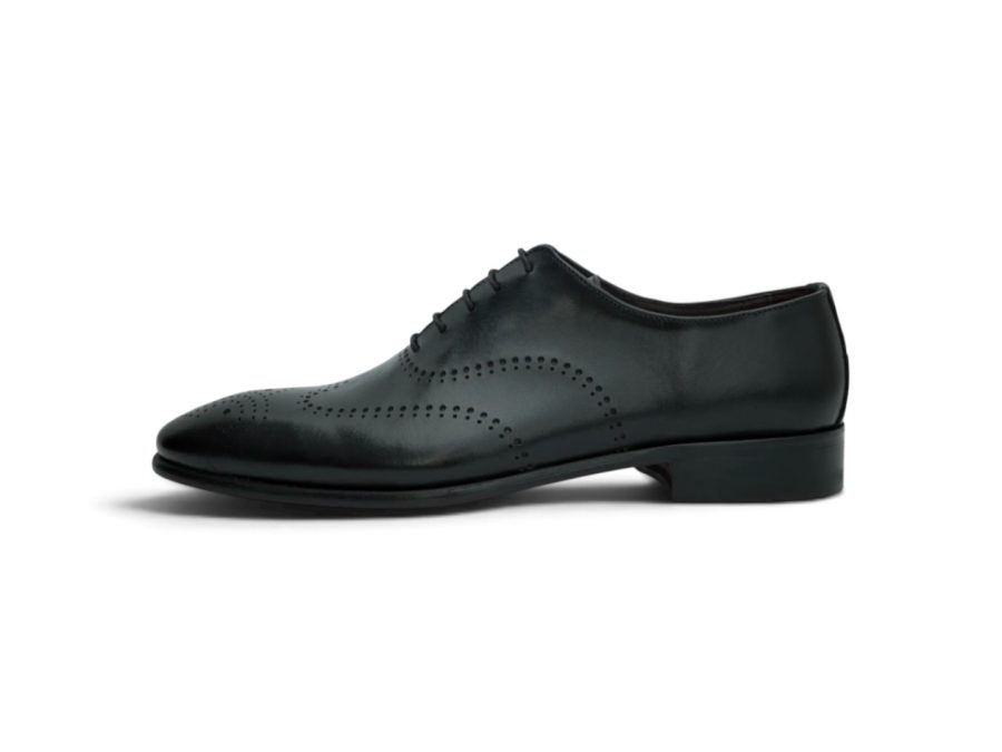 Oxford Black with Brogue Design