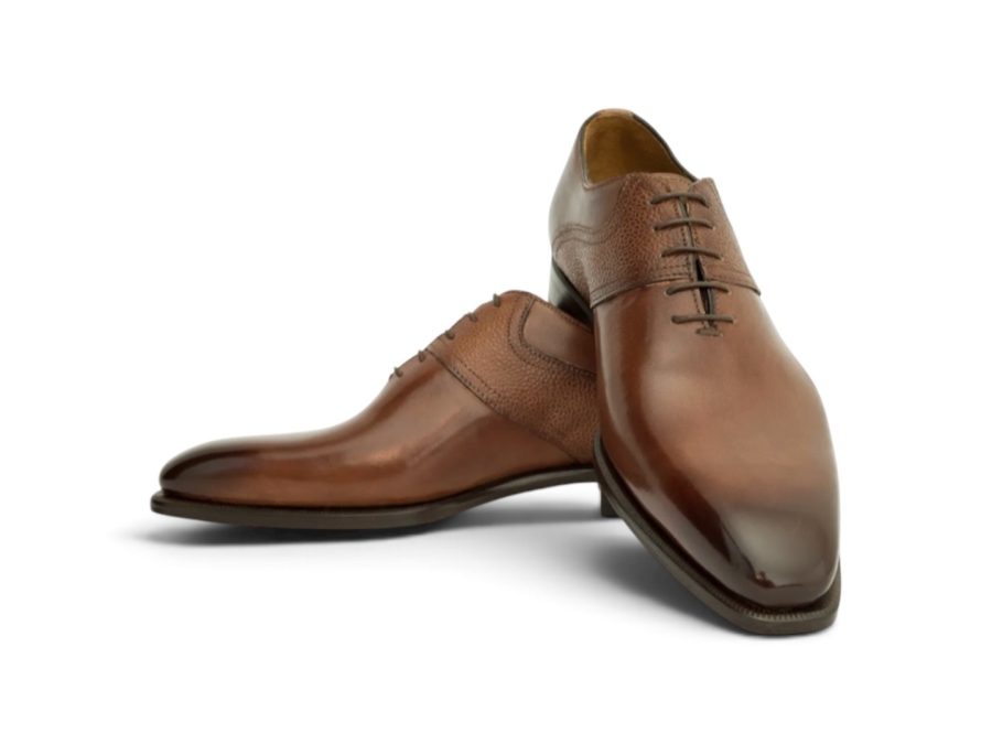 Derby in Brown Leather with Details