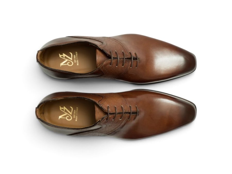 Derby in Brown Leather with Details