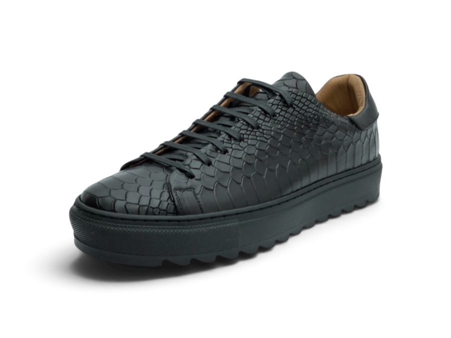 Low Sneakers Black Shark Sole
