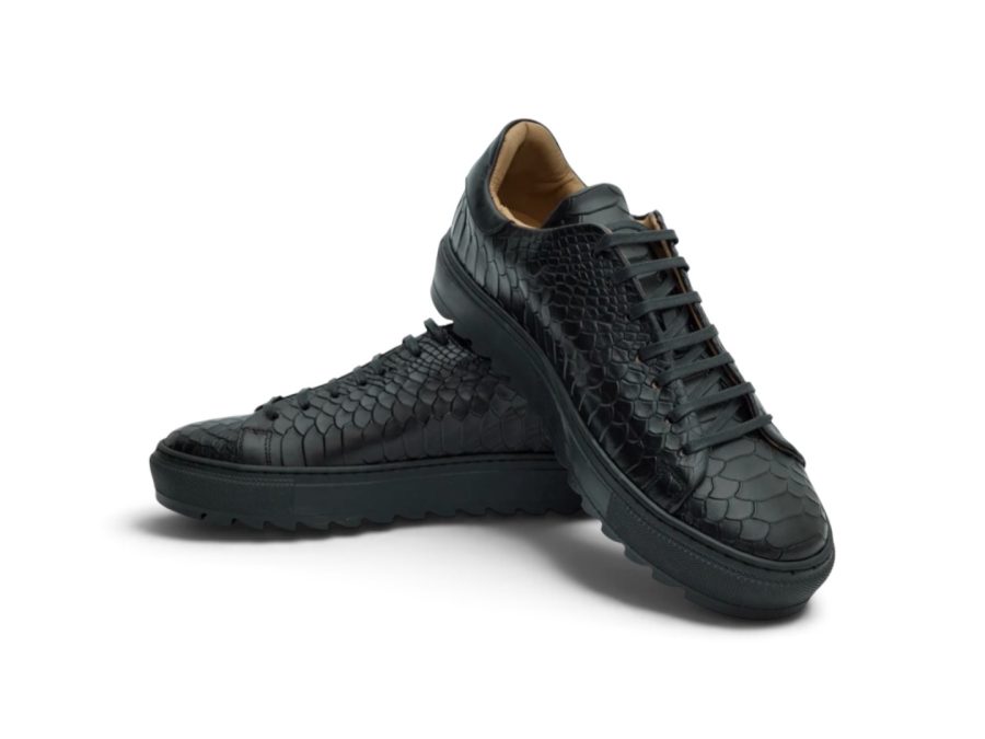 Low Sneakers Black Shark Sole