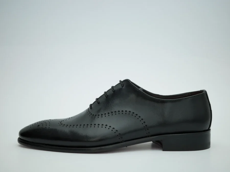 Oxford Black with Brogue Design