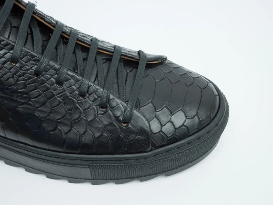 Low Sneakers Black Shark Sole