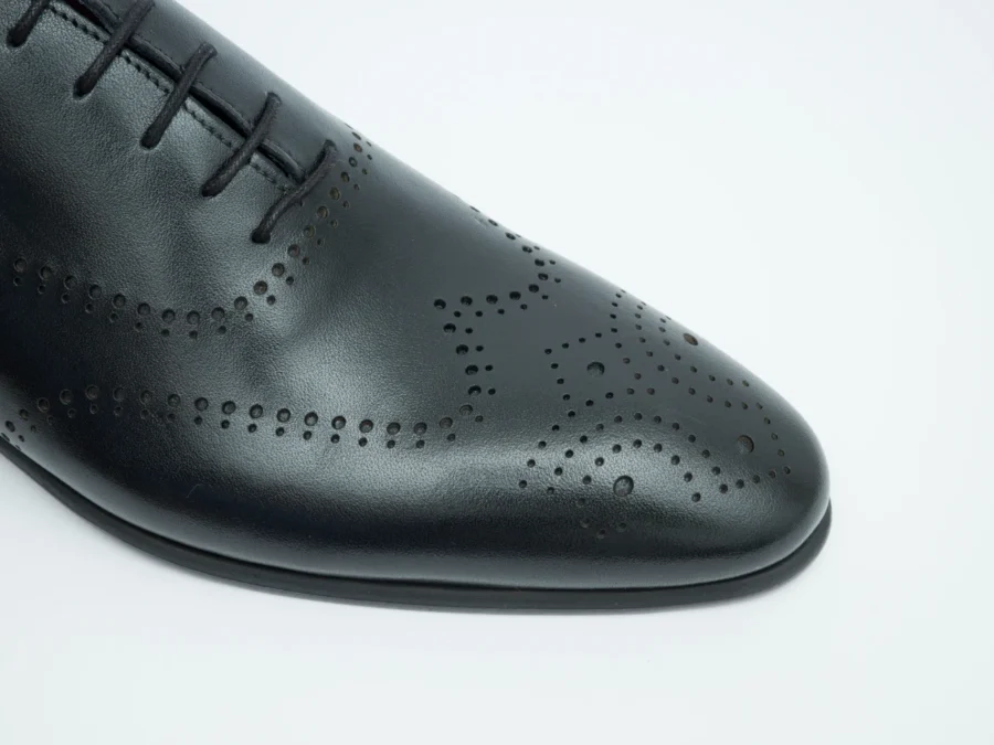 Oxford Black with Brogue Design