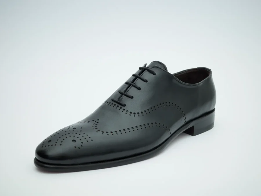 Oxford Black with Brogue Design