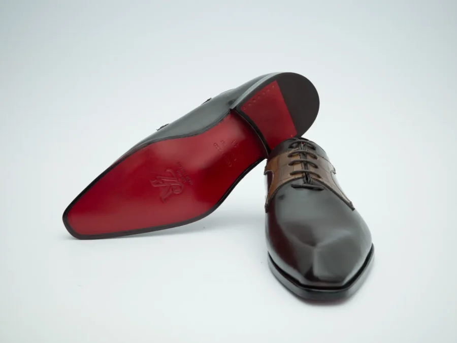 Oxford with Cocco Mask – Dark Brown and Taupe