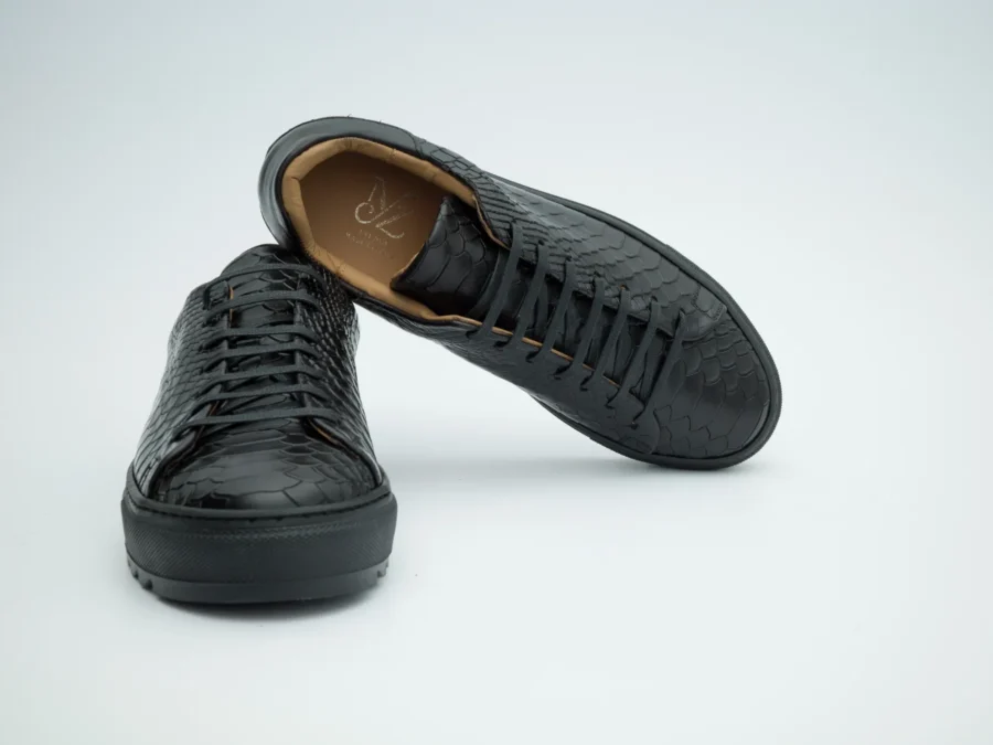 Low Sneakers Black Shark Sole
