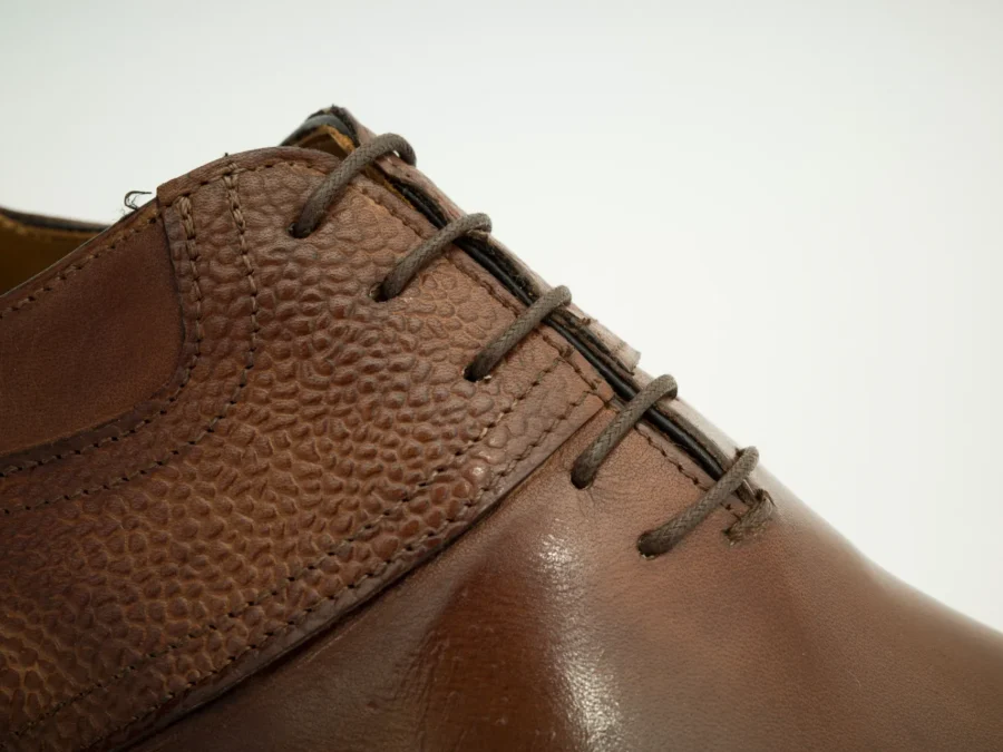 Derby in Brown Leather with Details