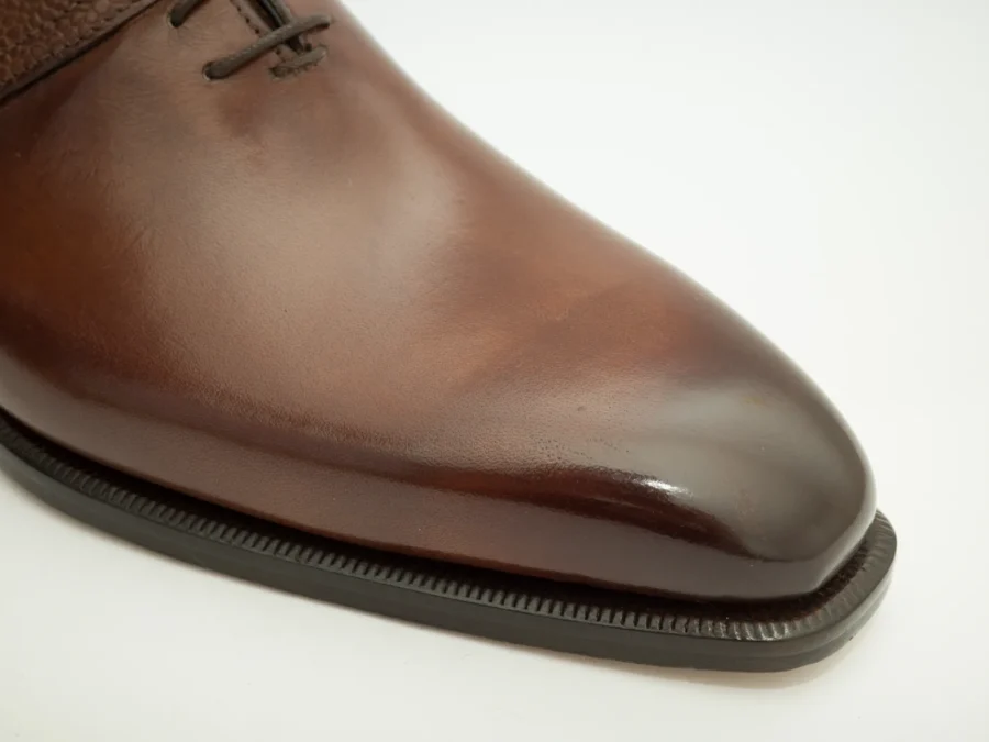 Derby in Brown Leather with Details