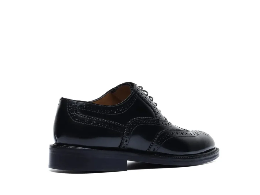 Oxford in Brushed Leather Black