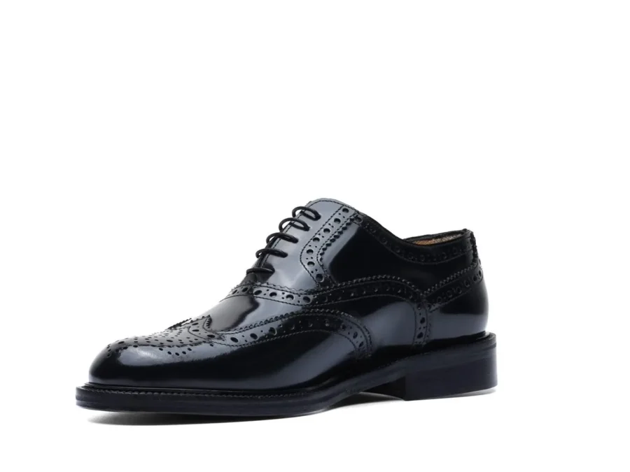 Oxford in Brushed Leather Black