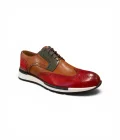 hand-painted wingtip derby sneaker