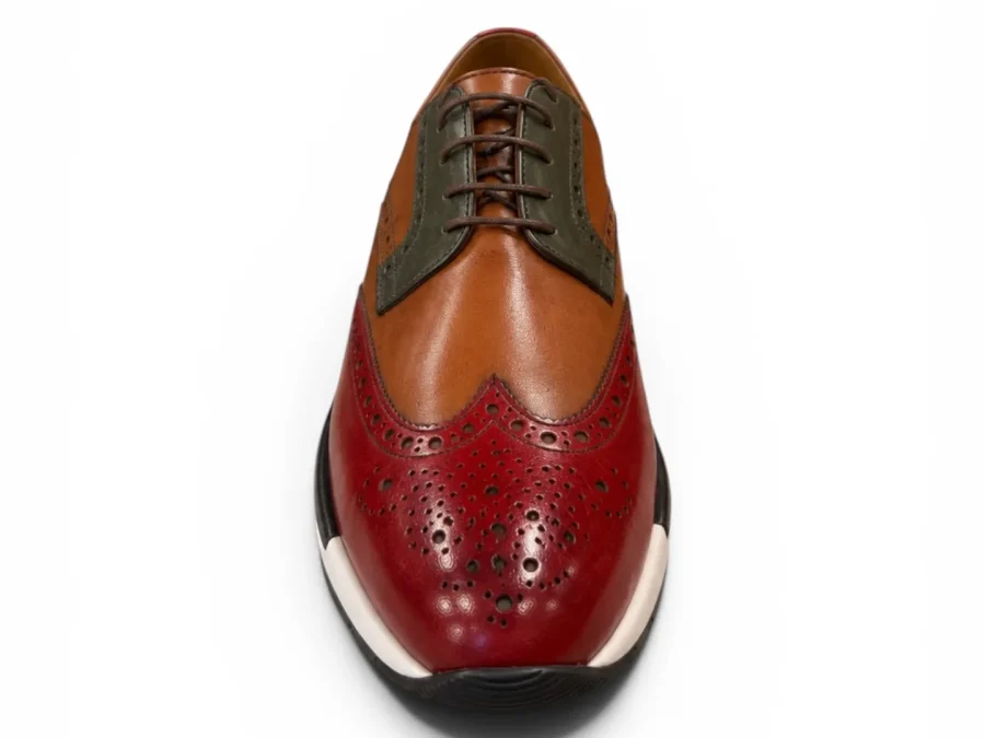 Hand-Painted Wingtip Derby Sneaker